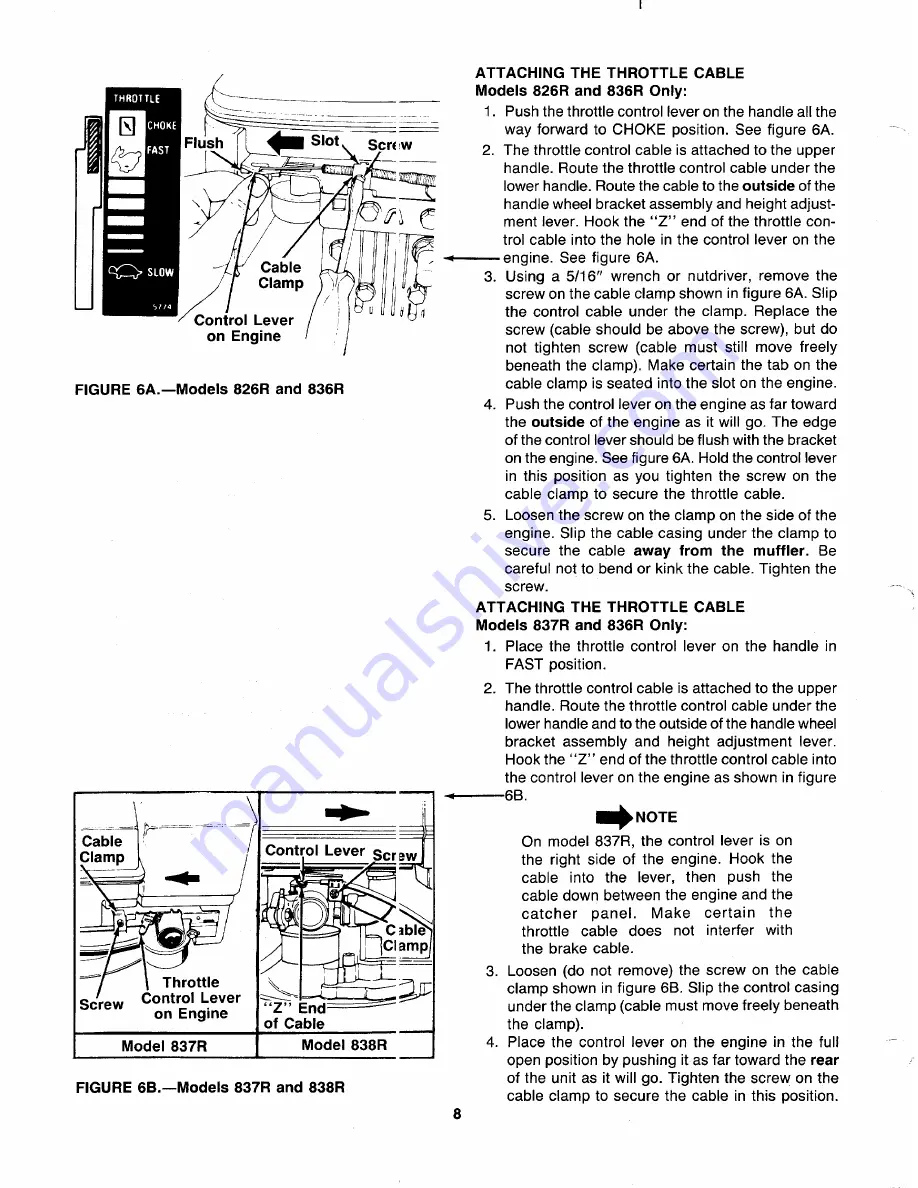 MTD 129-826R401 Owner'S Manual Download Page 8