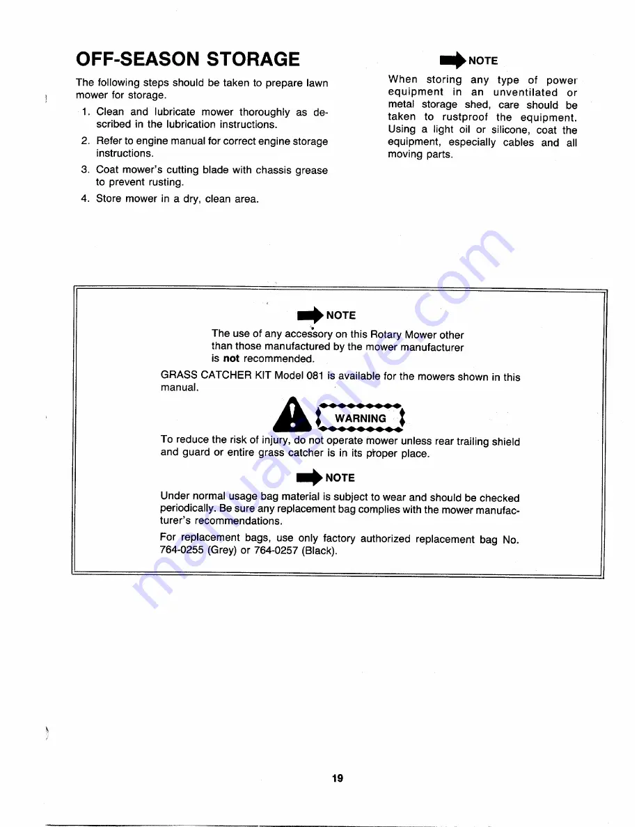 MTD 129-826R401 Owner'S Manual Download Page 19