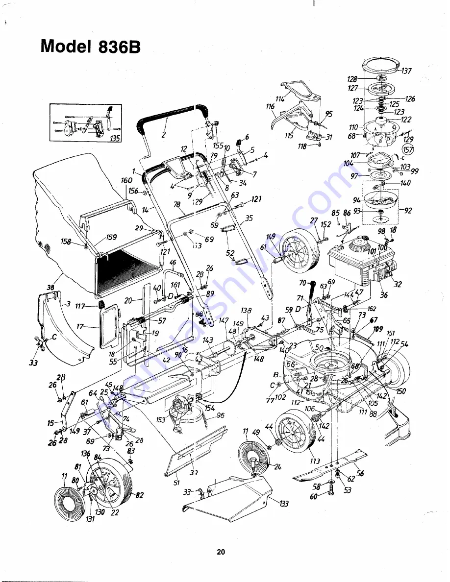 MTD 129-836B401 Owner'S Manual Download Page 20