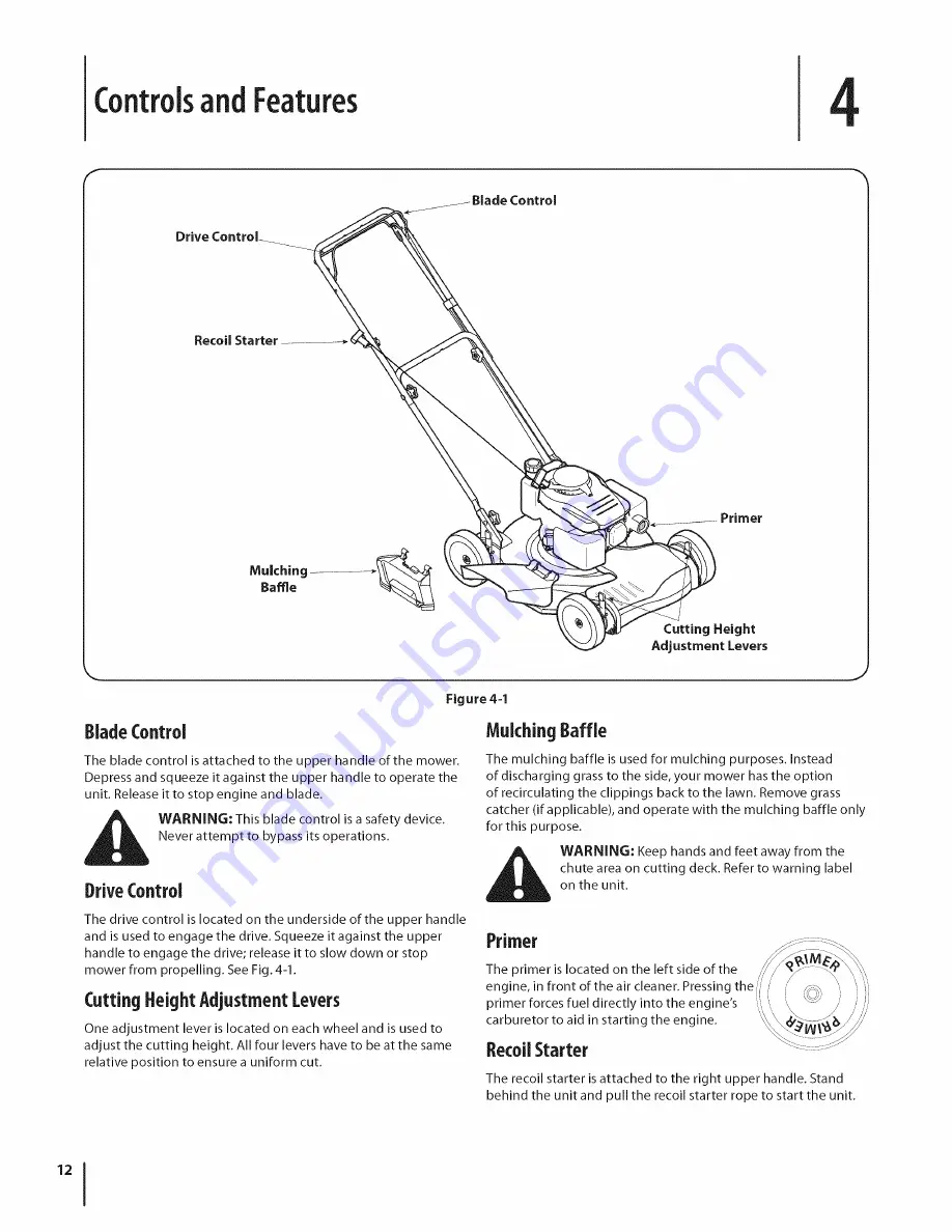 MTD 12A-26JC006 Operator'S Manual Download Page 12