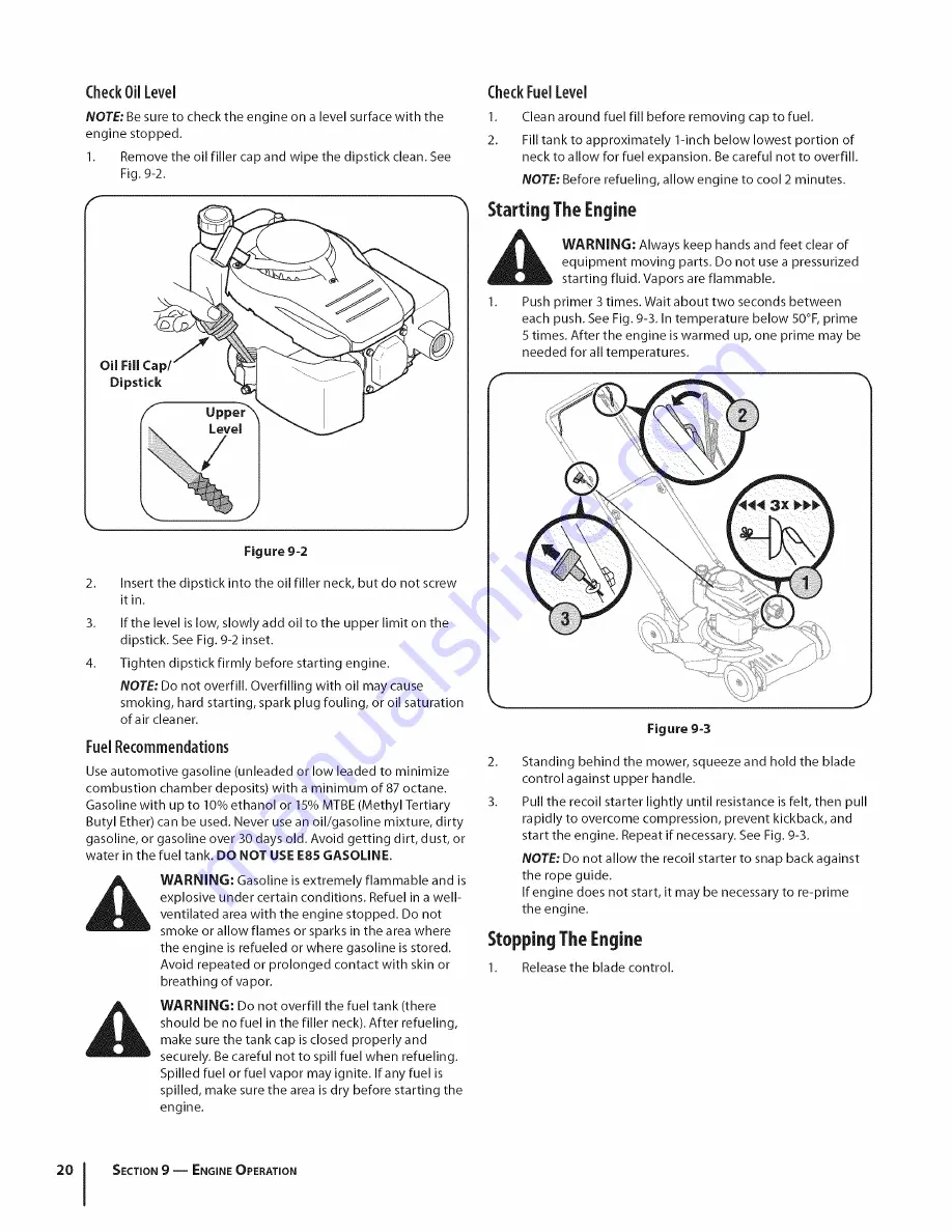 MTD 12A-26JC006 Operator'S Manual Download Page 20