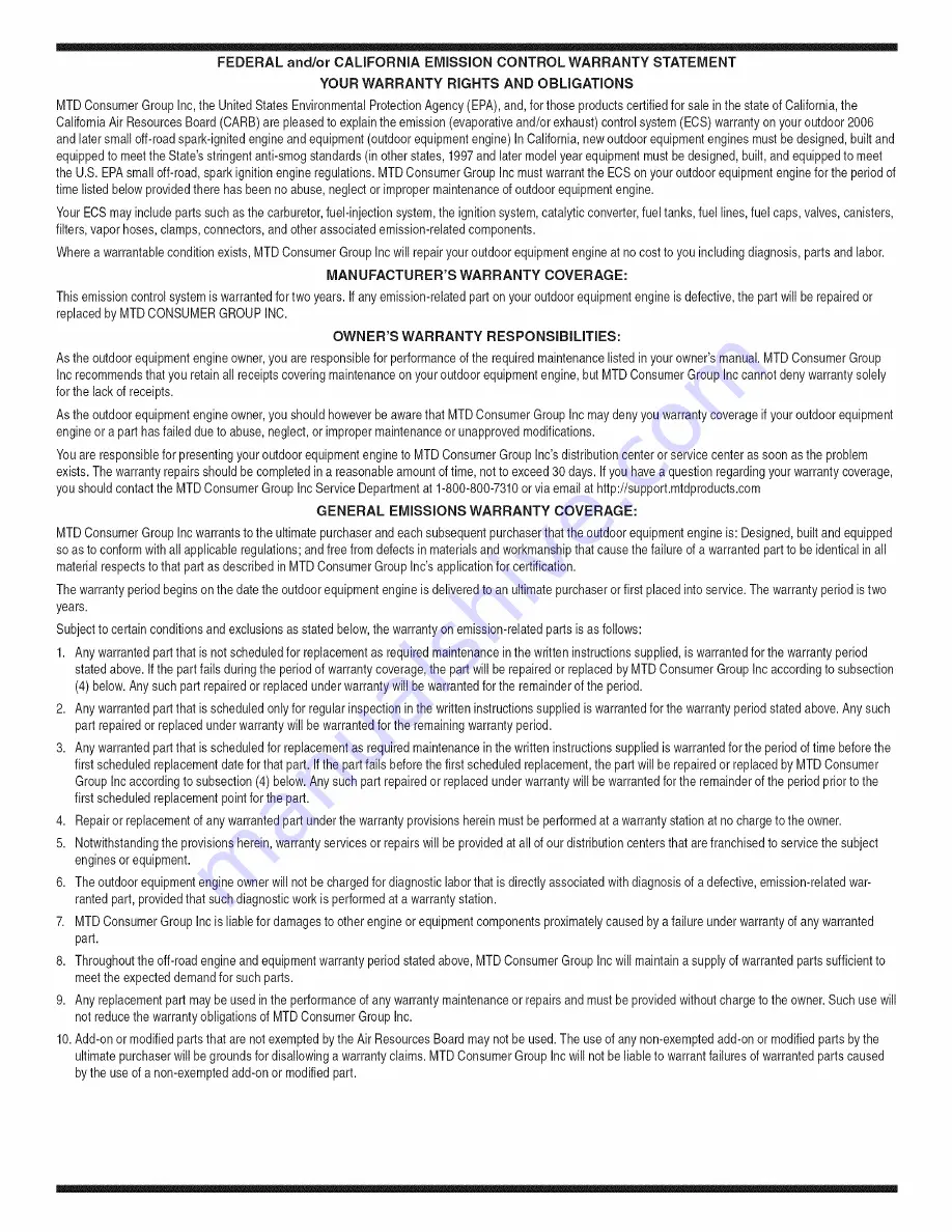 MTD 12A-26JC006 Operator'S Manual Download Page 26