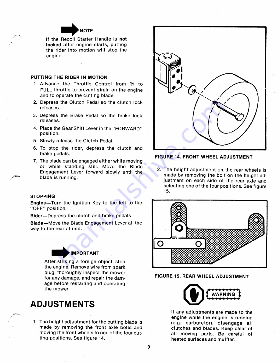 MTD 130-360A Owner'S Manual Download Page 9