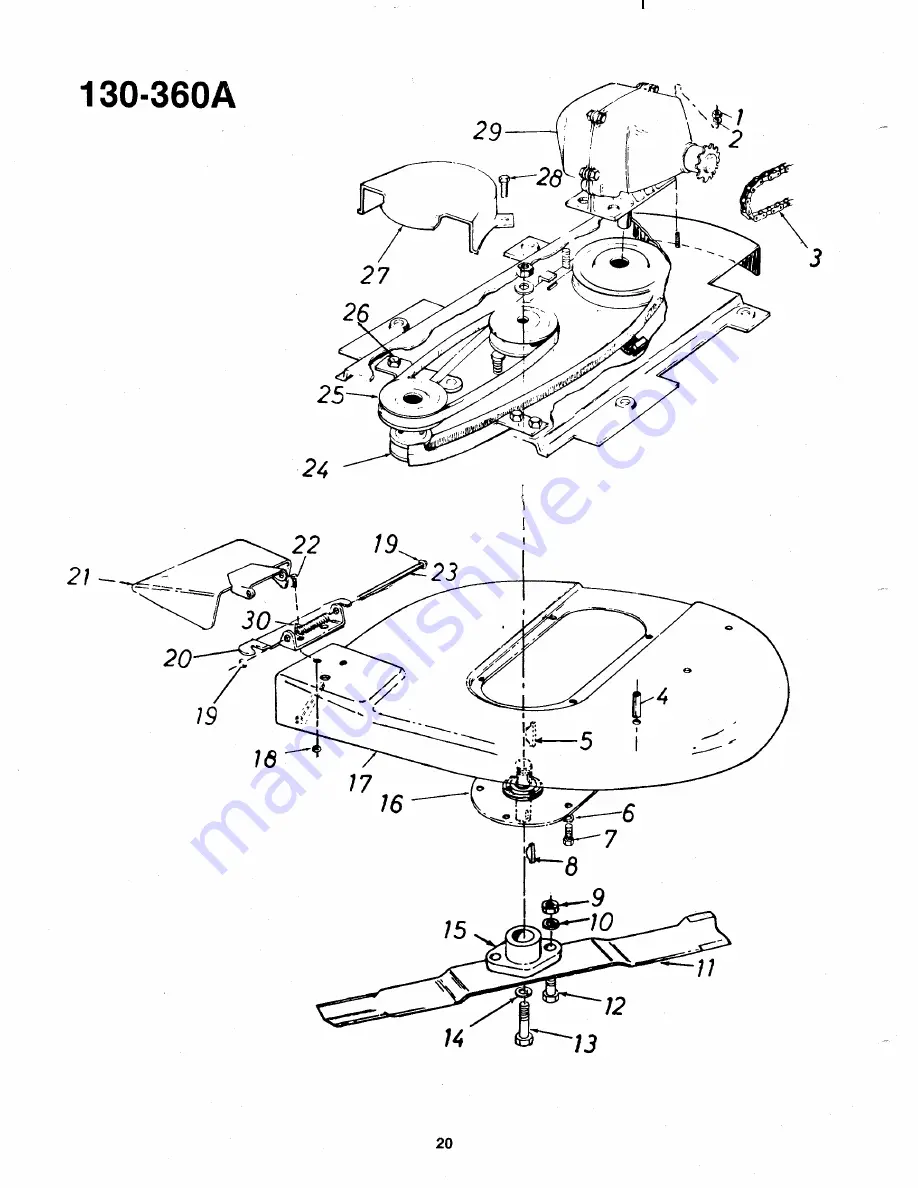 MTD 130-360A Owner'S Manual Download Page 20