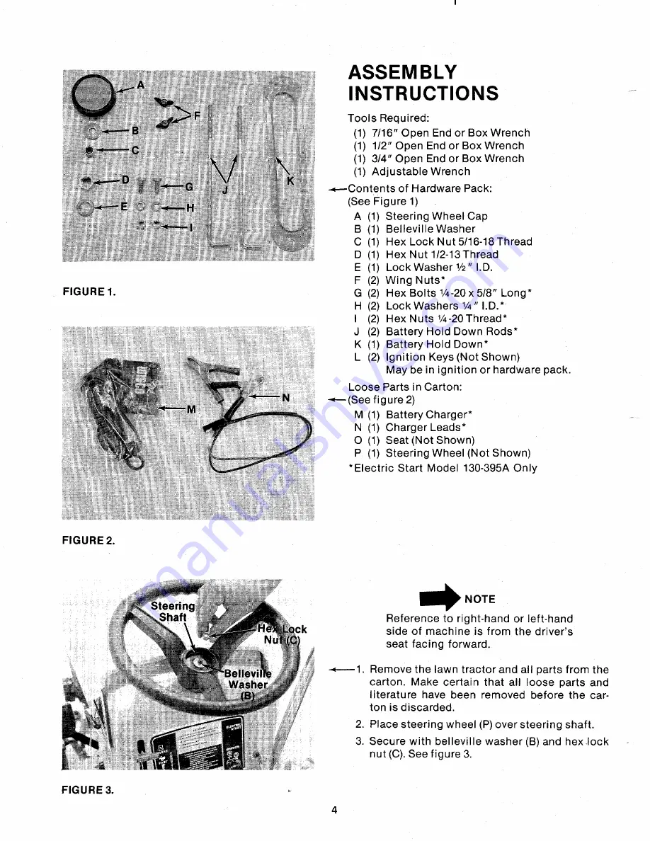 MTD 130-390A Owner'S Manual Download Page 4