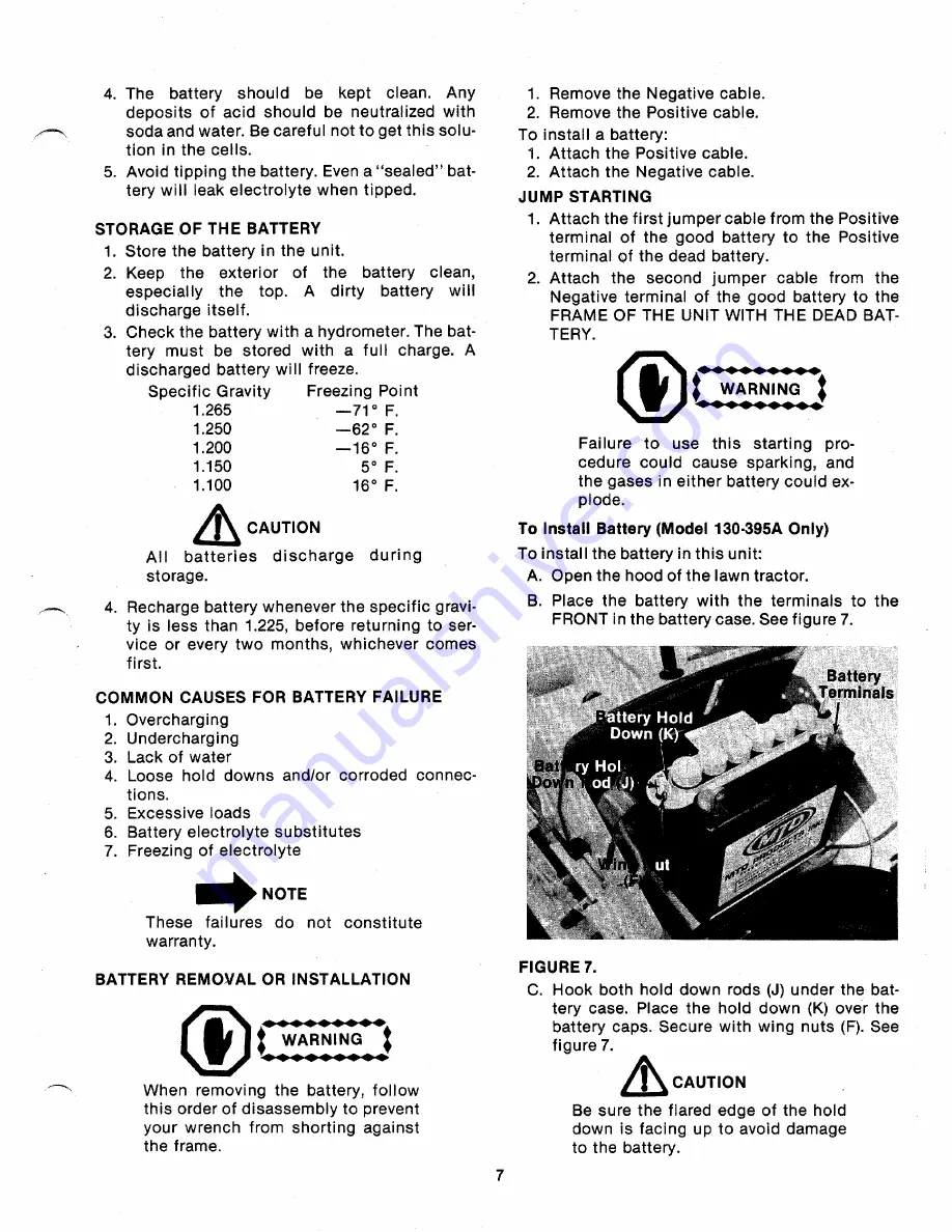 MTD 130-390A Owner'S Manual Download Page 7