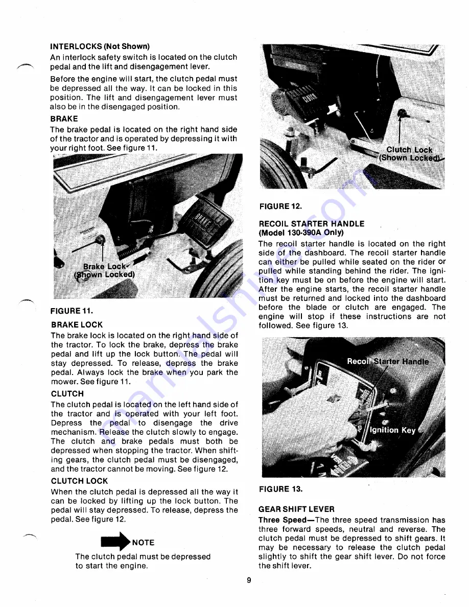 MTD 130-390A Owner'S Manual Download Page 9