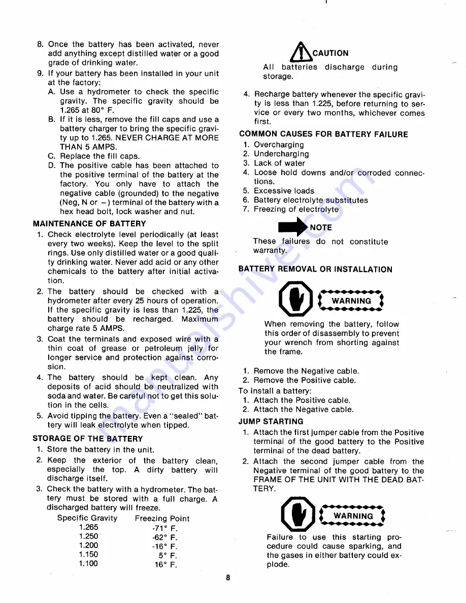 MTD 130-485A Owner'S Manual Download Page 8