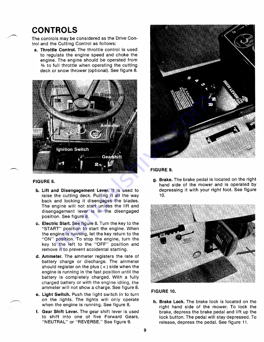 MTD 130-485A Owner'S Manual Download Page 9