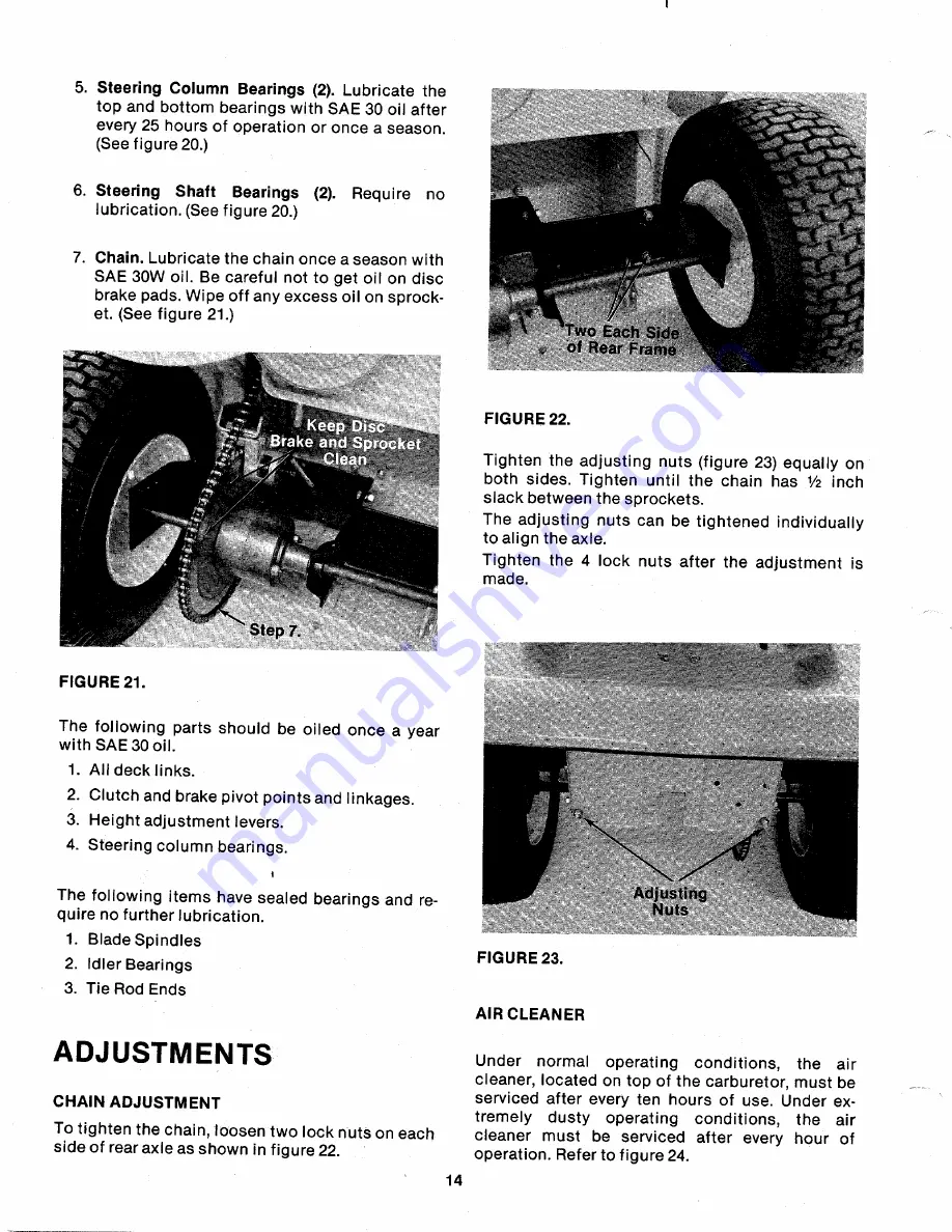 MTD 130-485A Owner'S Manual Download Page 14