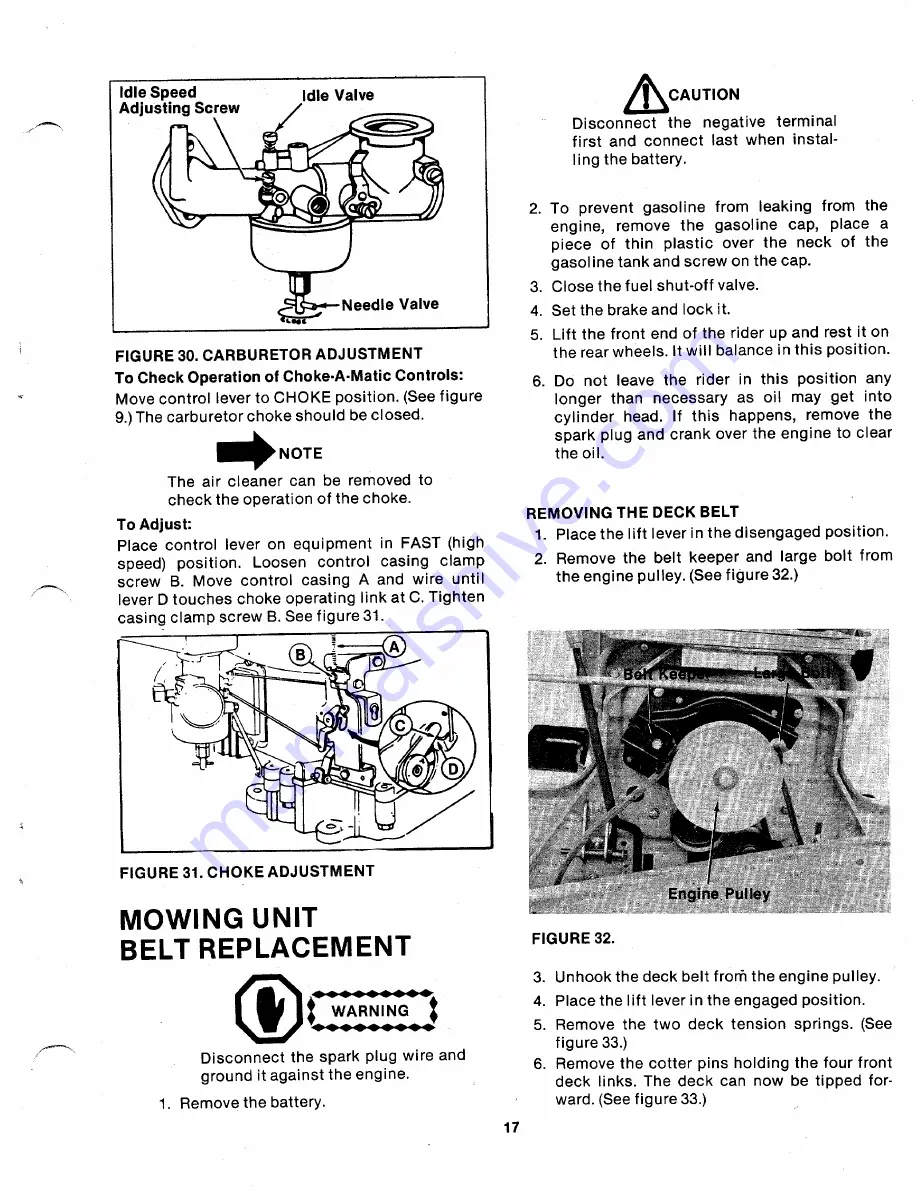 MTD 130-485A Owner'S Manual Download Page 17