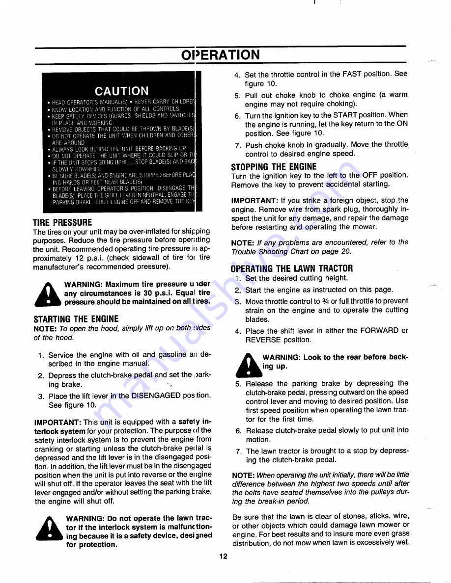 MTD 130-660-000 Owner'S Manual Download Page 12