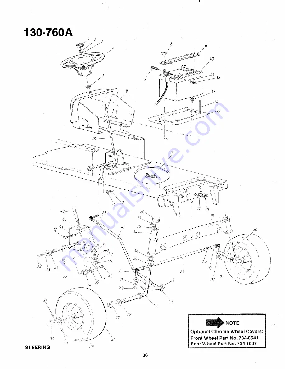 MTD 130-760A Owner'S Manual Download Page 30