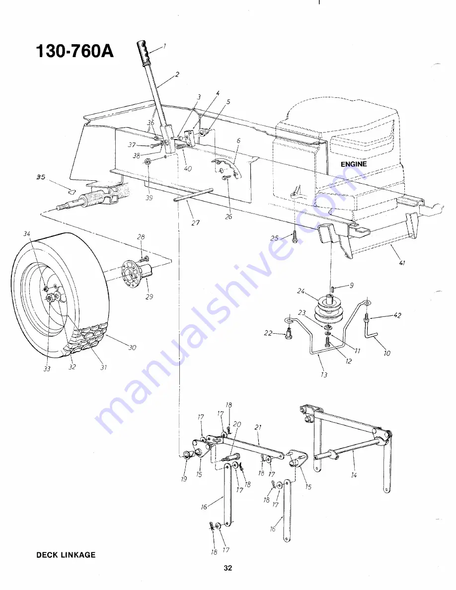 MTD 130-760A Owner'S Manual Download Page 32