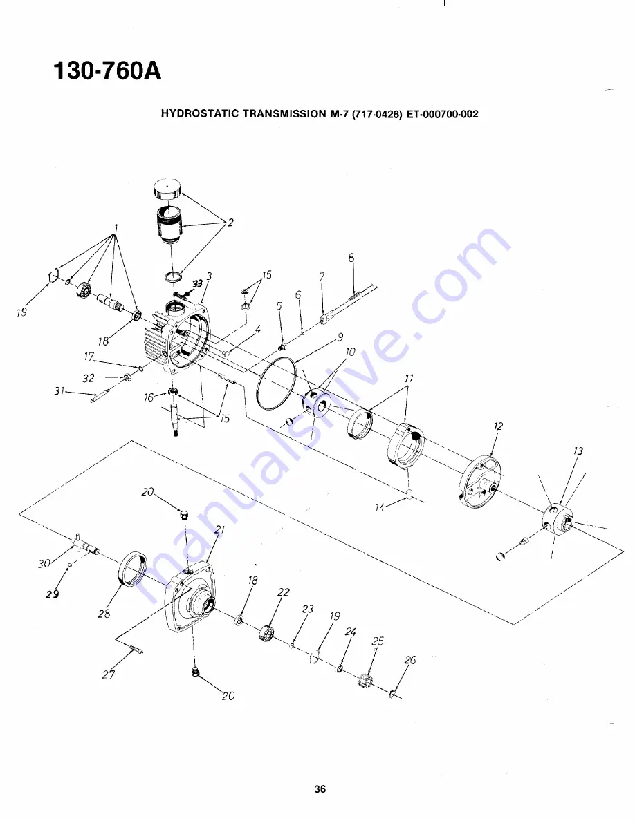 MTD 130-760A Owner'S Manual Download Page 36