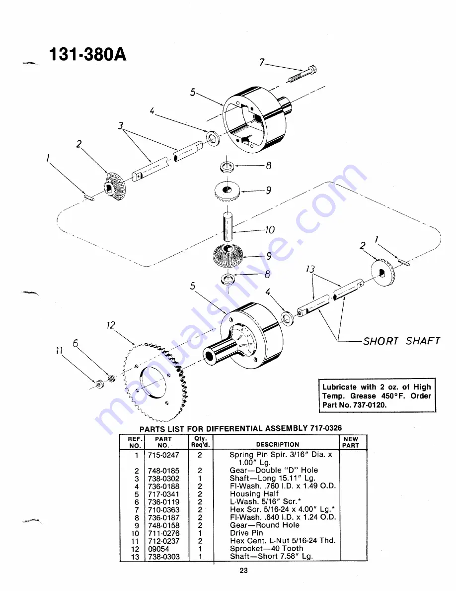 MTD 131-380A Owner'S Manual Download Page 23