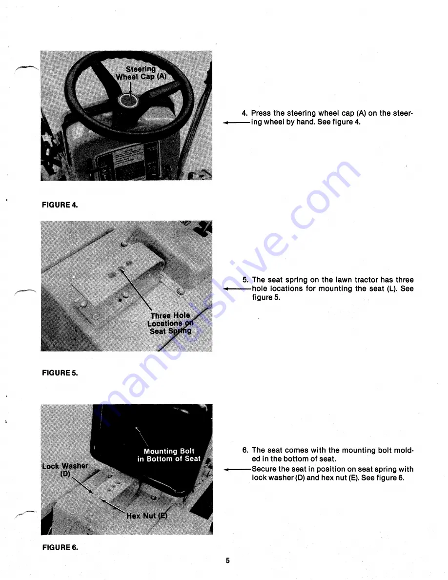 MTD 131-390A Owner'S Manual Download Page 5