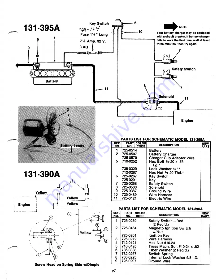 MTD 131-390A Owner'S Manual Download Page 27