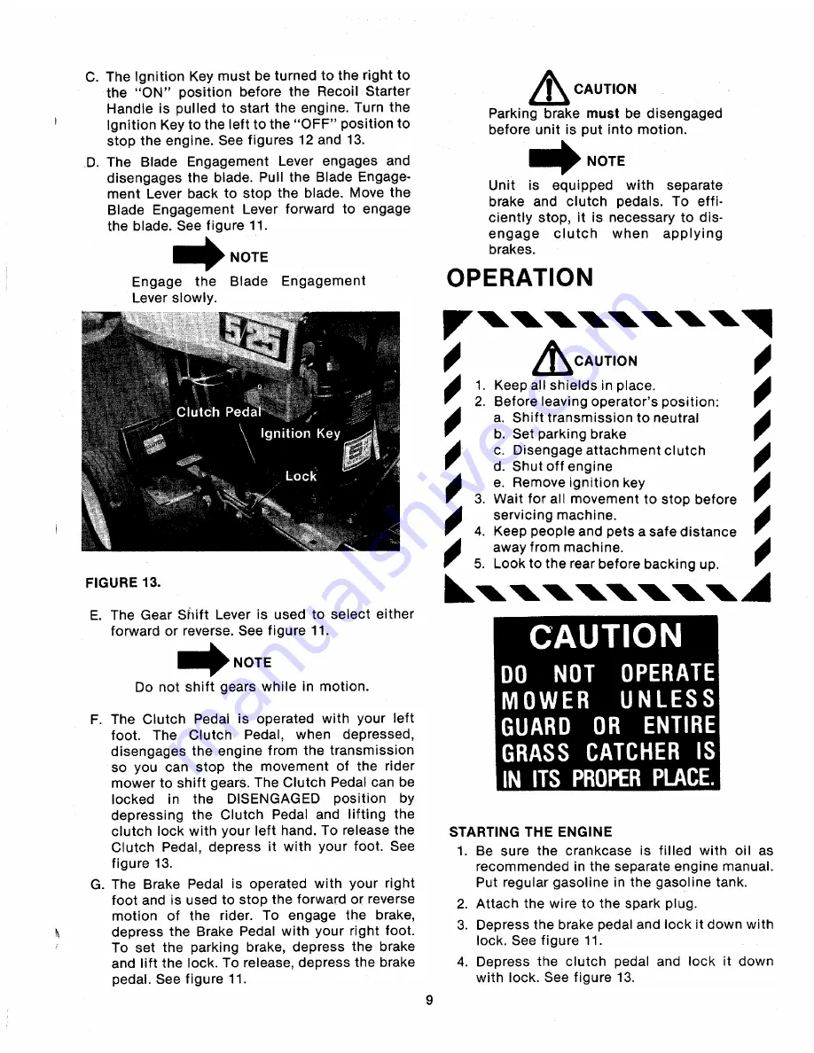 MTD 132-360A Owner'S Manual Download Page 9