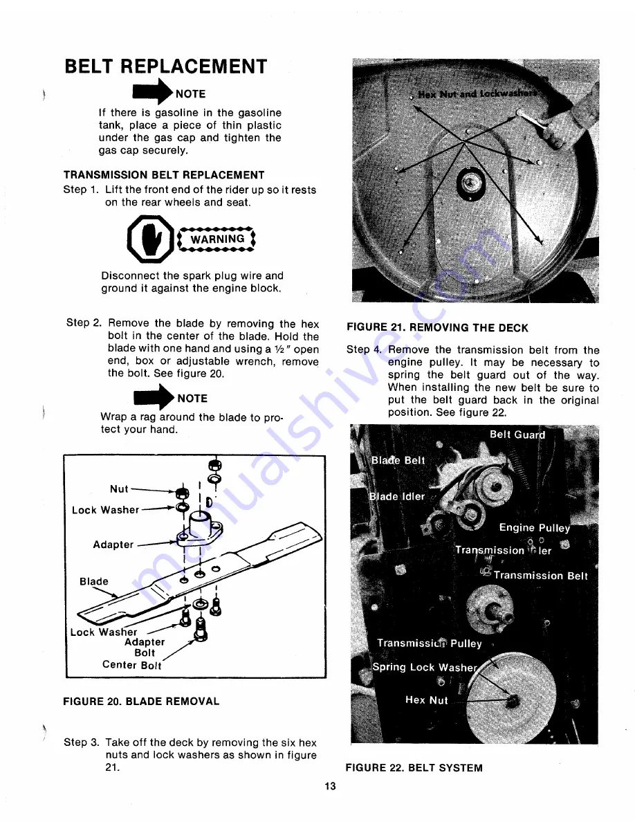 MTD 132-360A Owner'S Manual Download Page 13