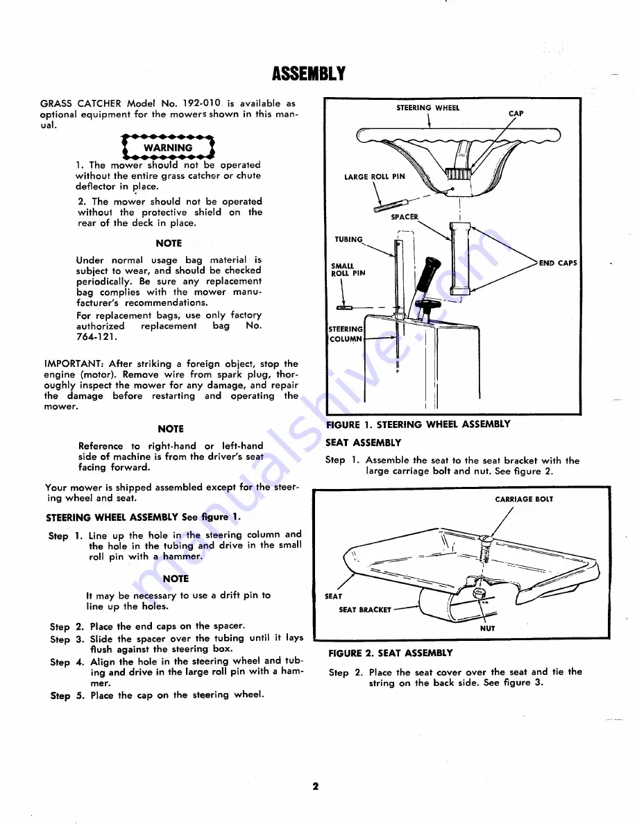 MTD 132-418 Operating Manual Download Page 2