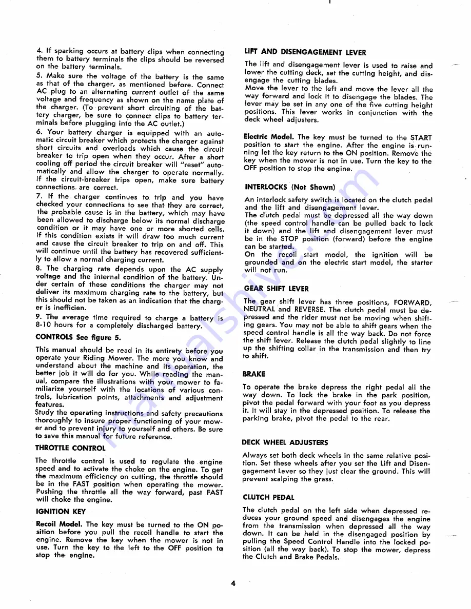 MTD 132-425 Operating Instructions Manual Download Page 4