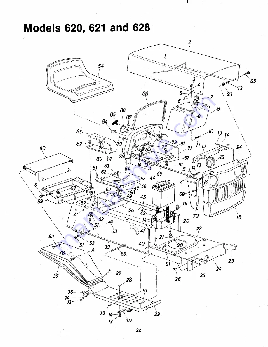 MTD 132-620A Owner'S Manual Download Page 22