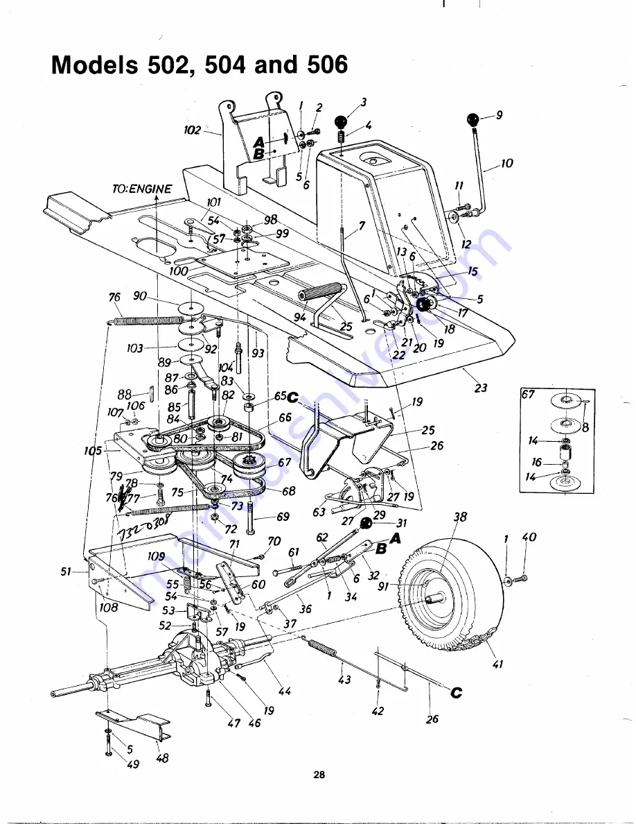 MTD 133-502A Owner'S Manual Download Page 28