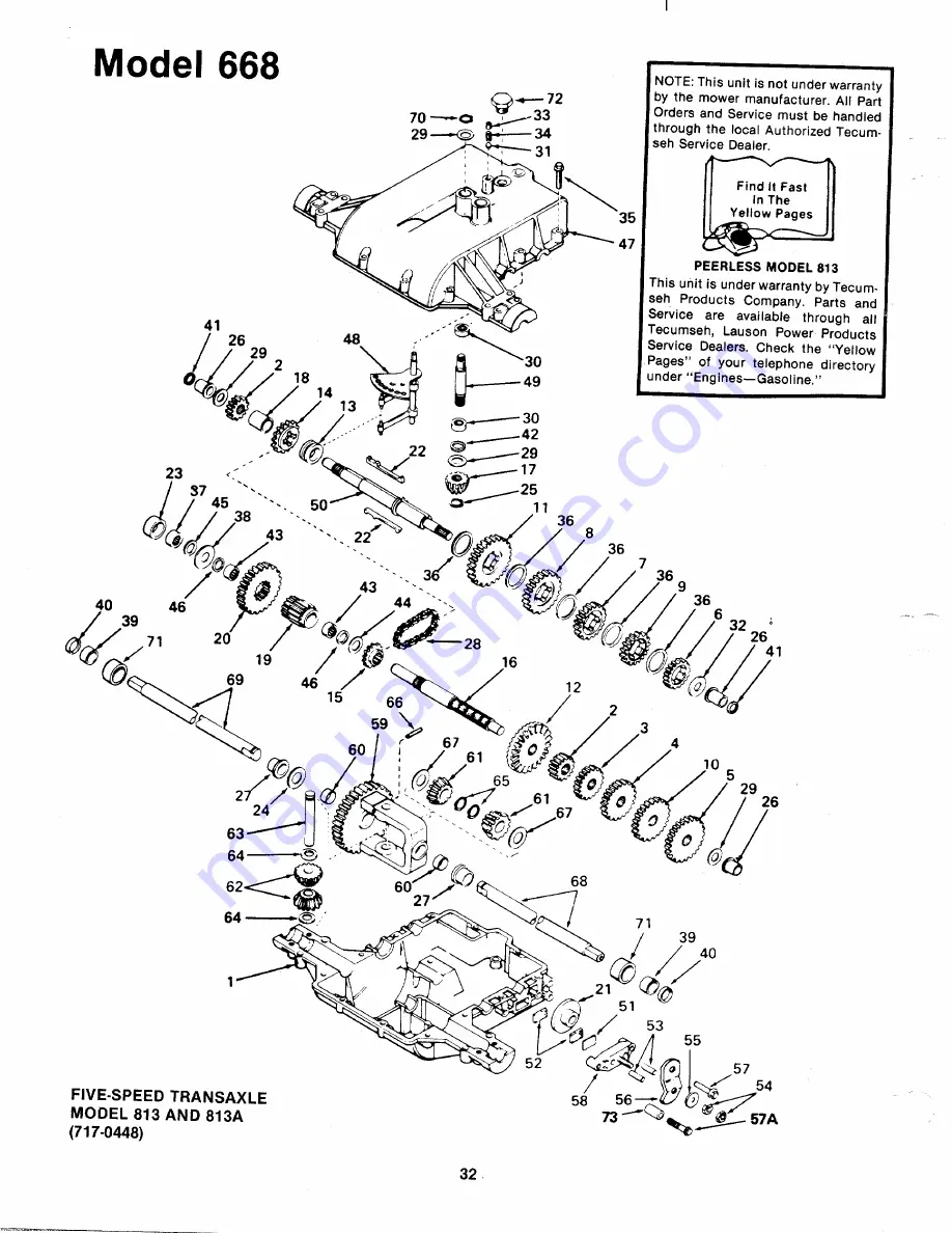 MTD 133-668A Скачать руководство пользователя страница 32