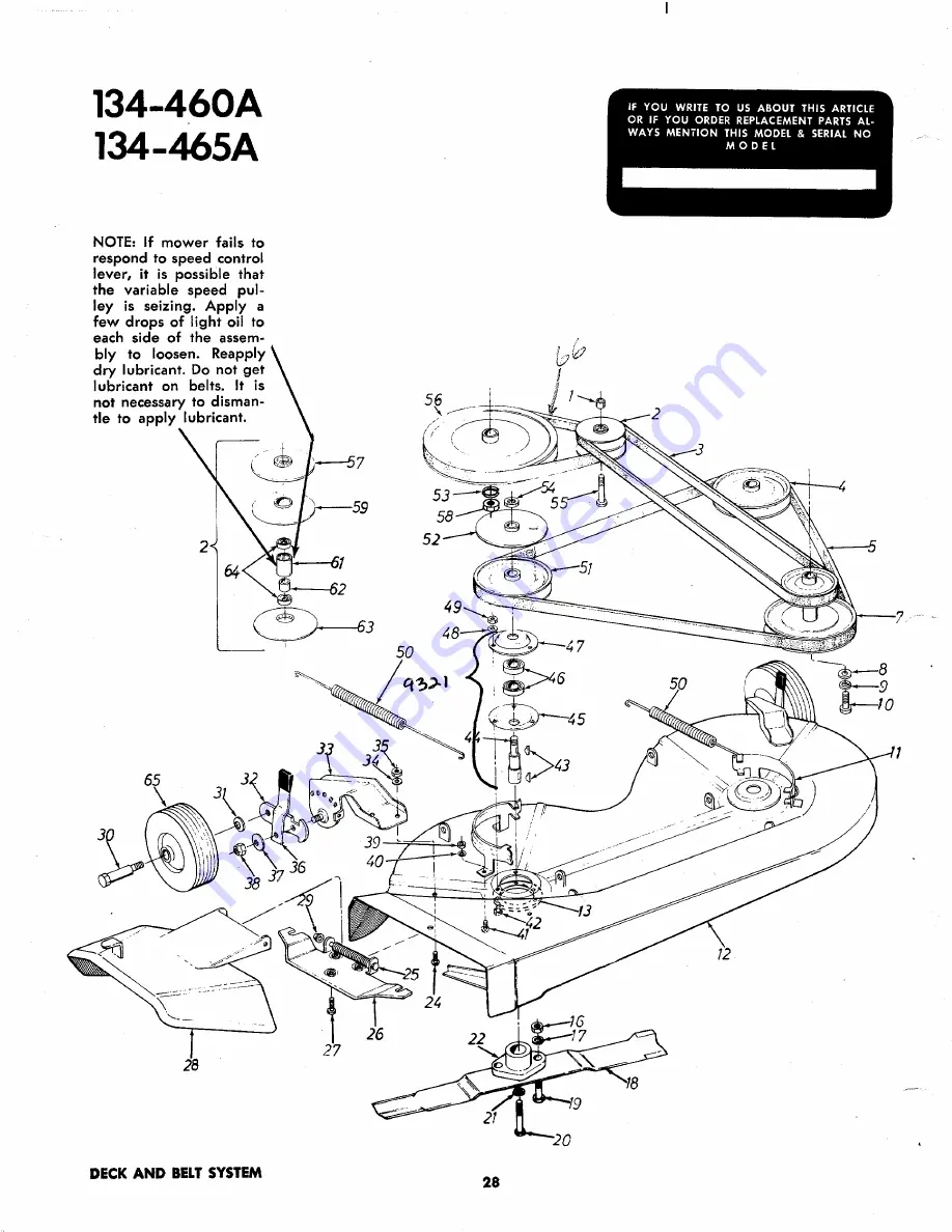 MTD 134-460A Скачать руководство пользователя страница 28