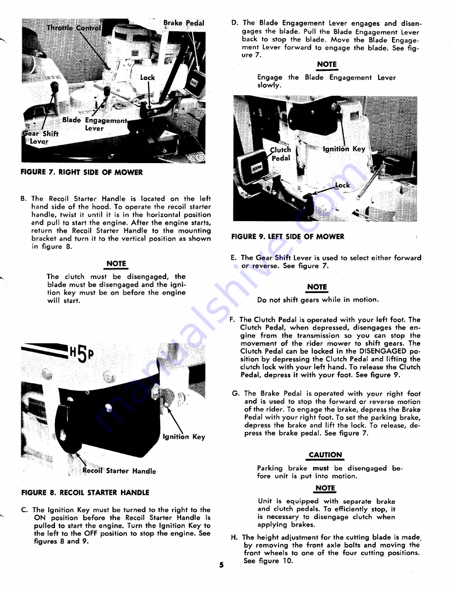 MTD 135-360A Owner'S Operating Service Instruction Manual Download Page 5