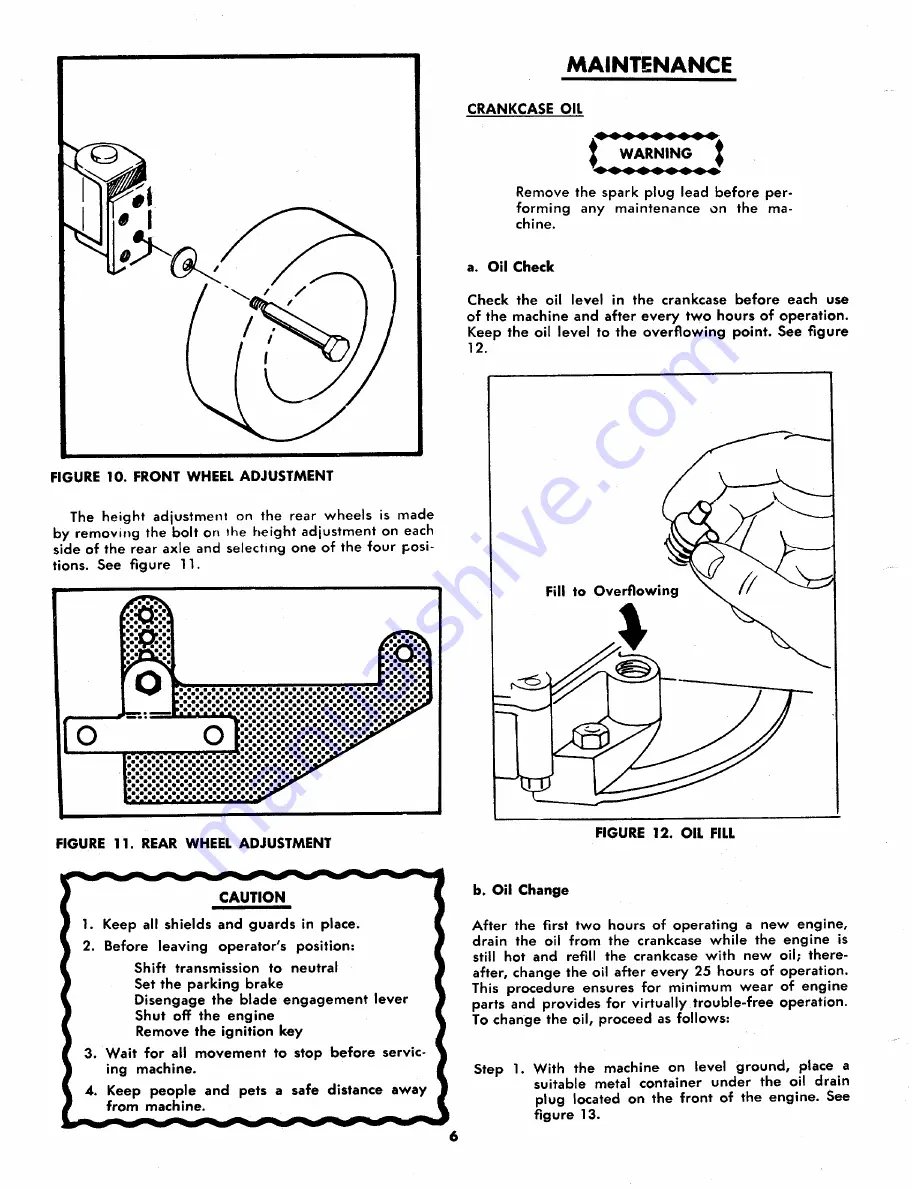 MTD 135-360A Owner'S Operating Service Instruction Manual Download Page 6