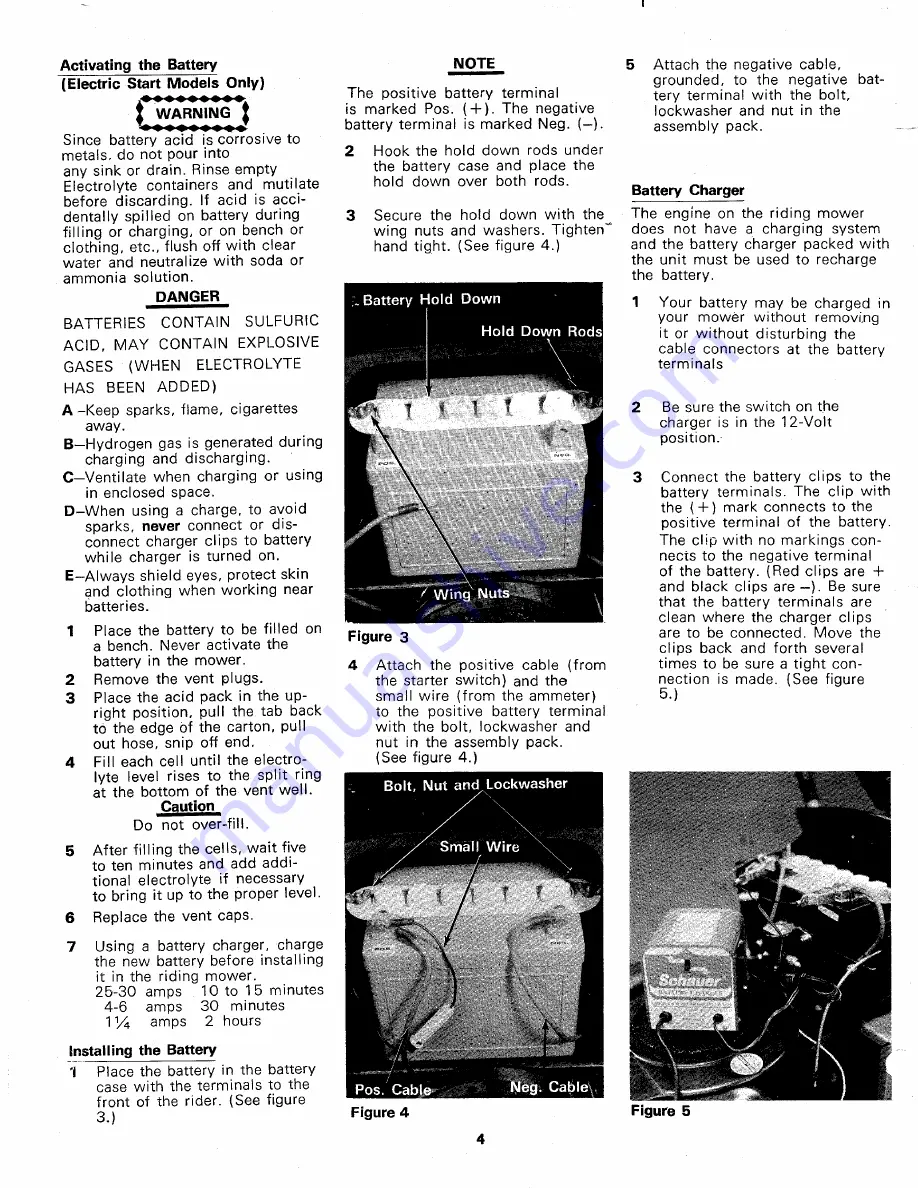 MTD 135-380A Owner'S Operating Service Instruction Manual Download Page 4