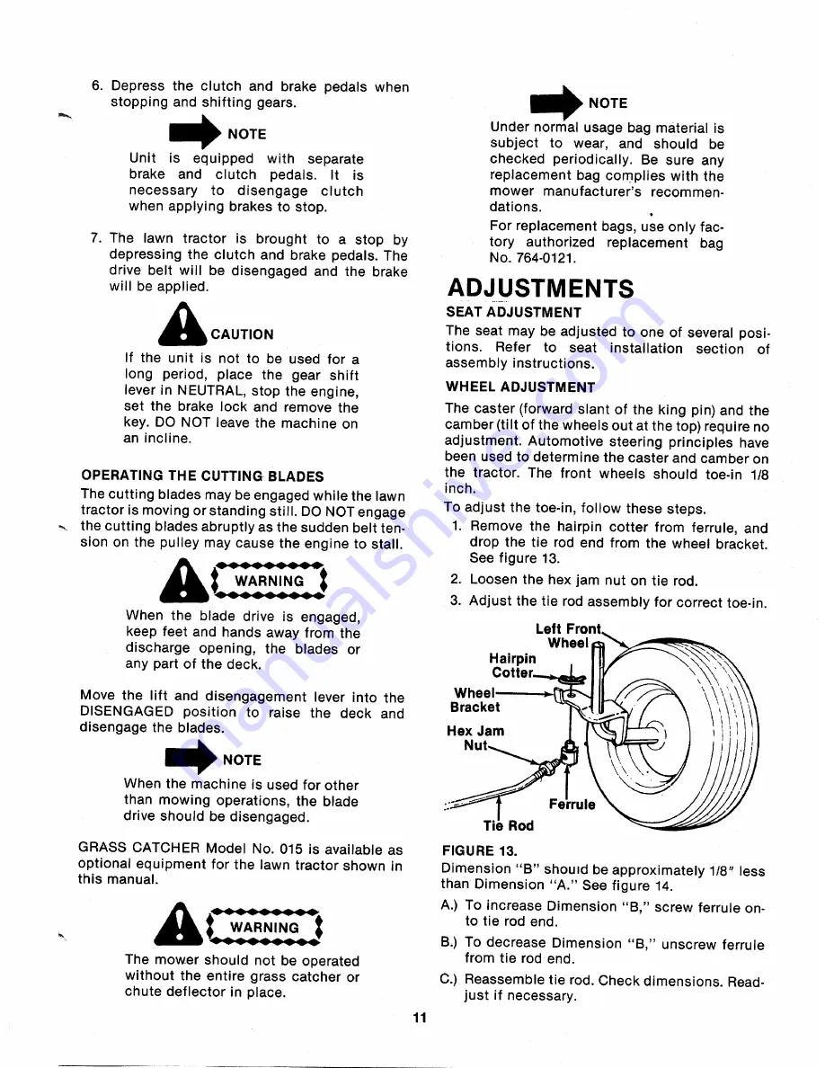 MTD 135-395-000 Owner'S Manual Download Page 11