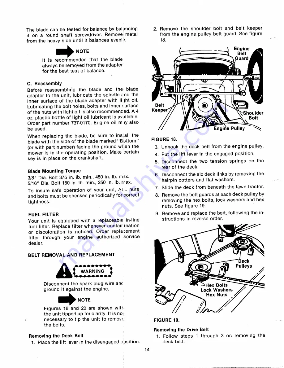 MTD 135-395-000 Owner'S Manual Download Page 14