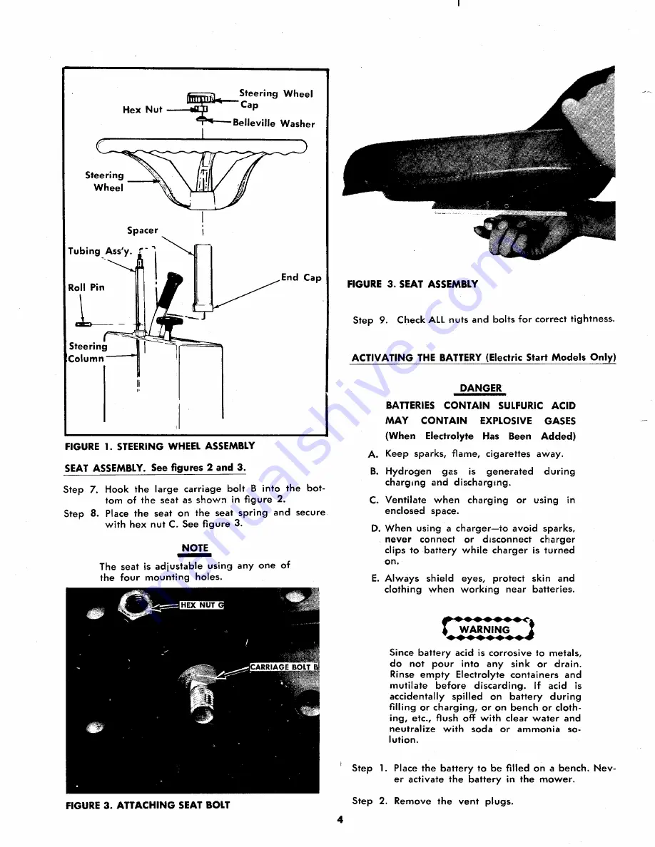 MTD 135-430A Owner'S Operating Service Instruction Manual Download Page 4