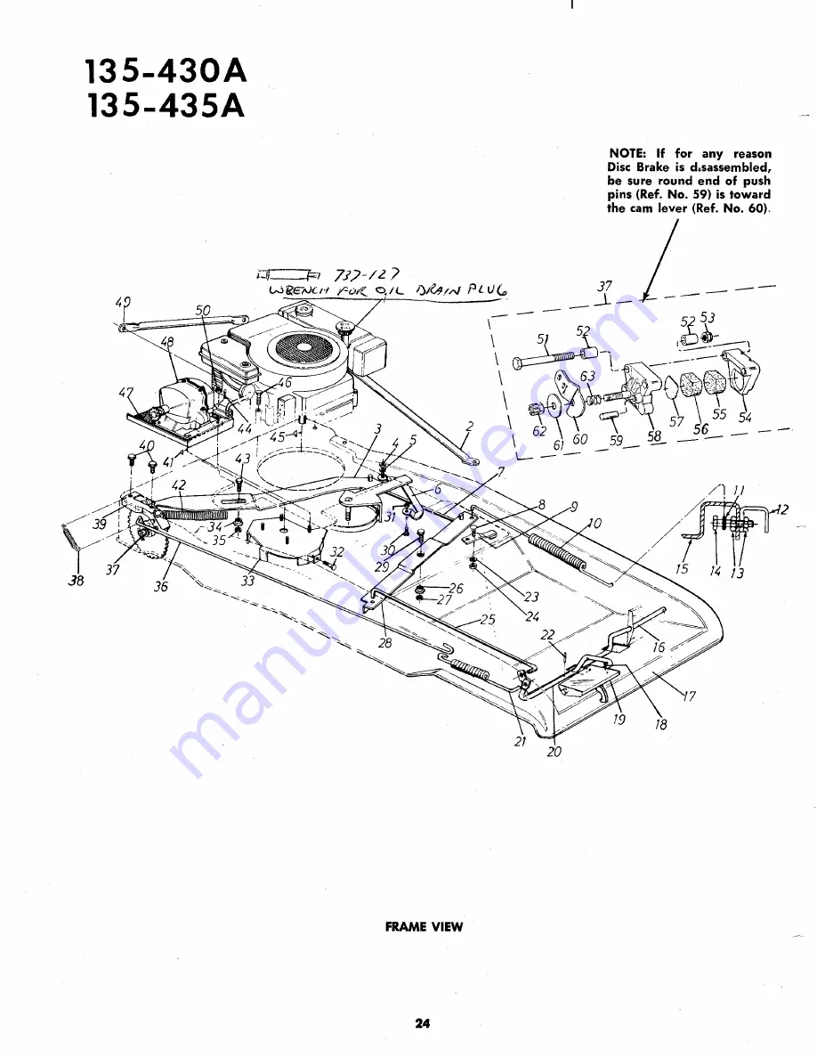 MTD 135-430A Скачать руководство пользователя страница 24