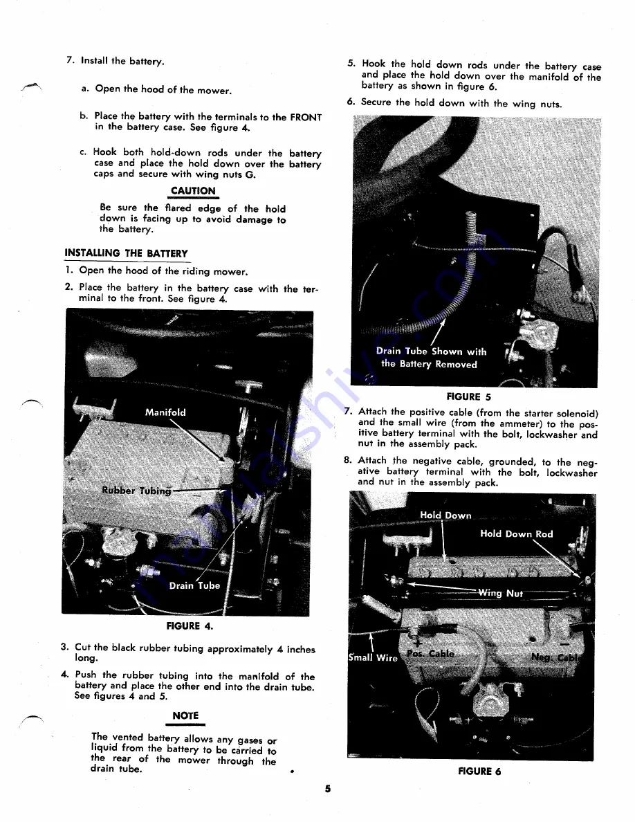 MTD 135-495A Owner'S Operating Service Instruction Manual Download Page 5