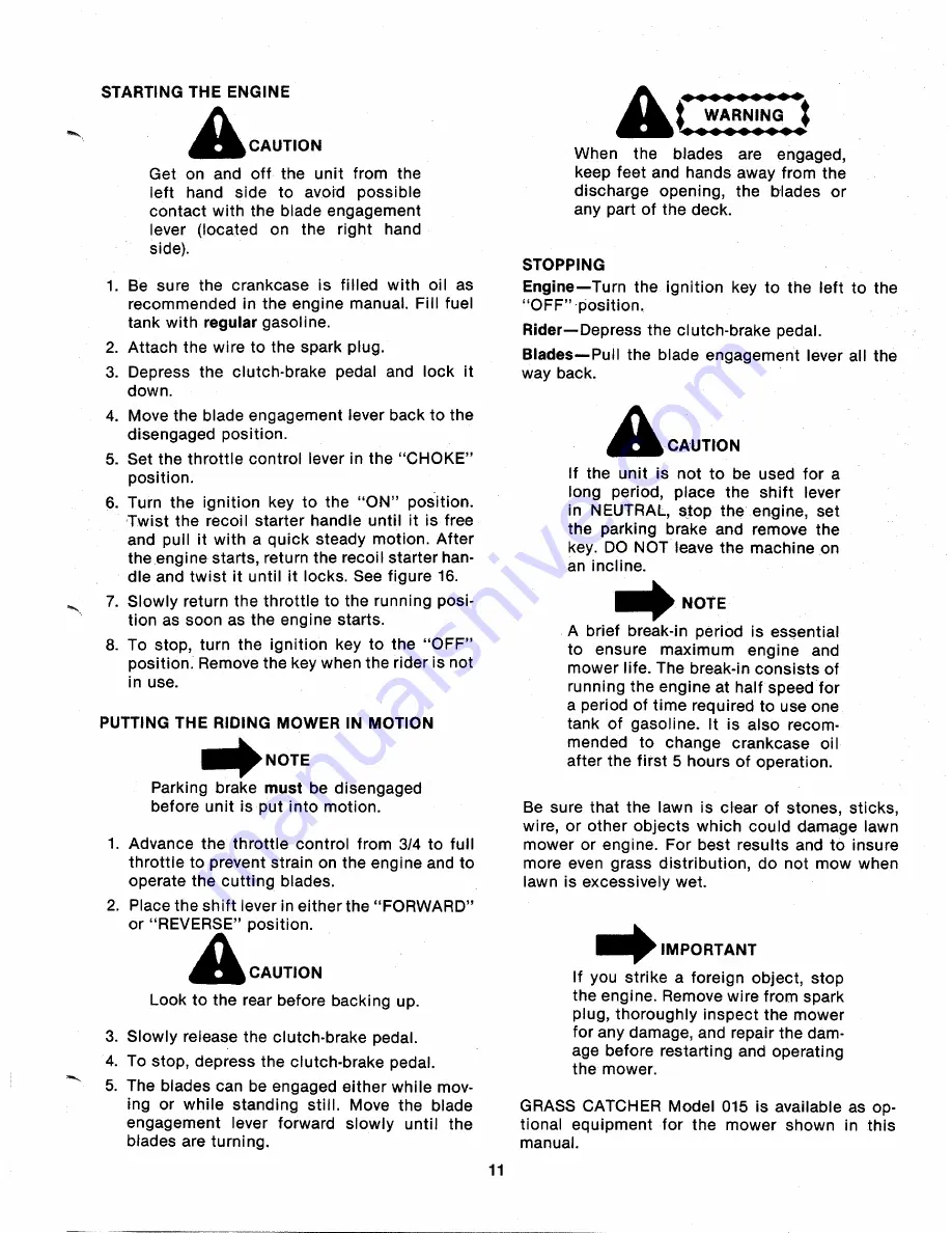 MTD 135-500-000 Owner'S Manual Download Page 11