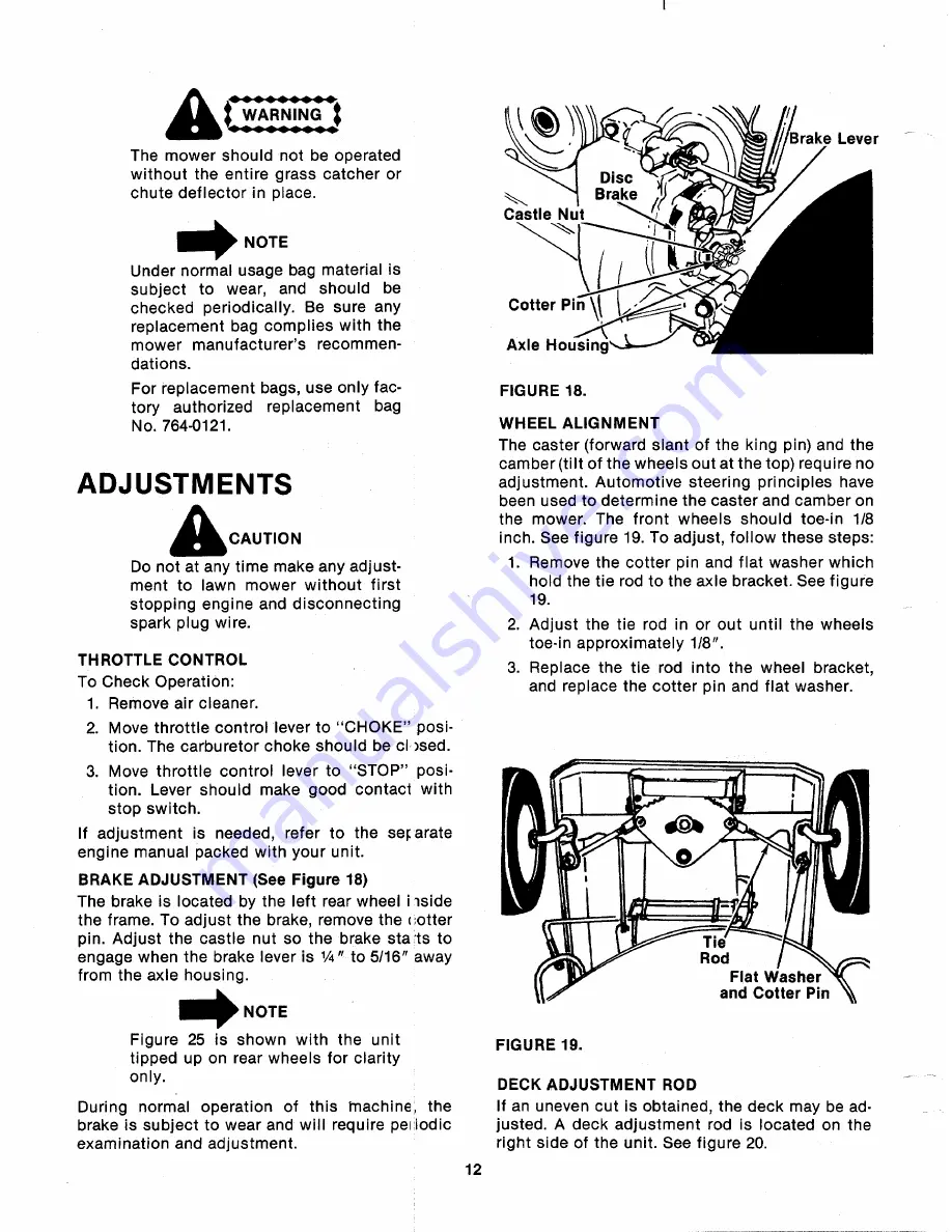 MTD 135-500-000 Owner'S Manual Download Page 12