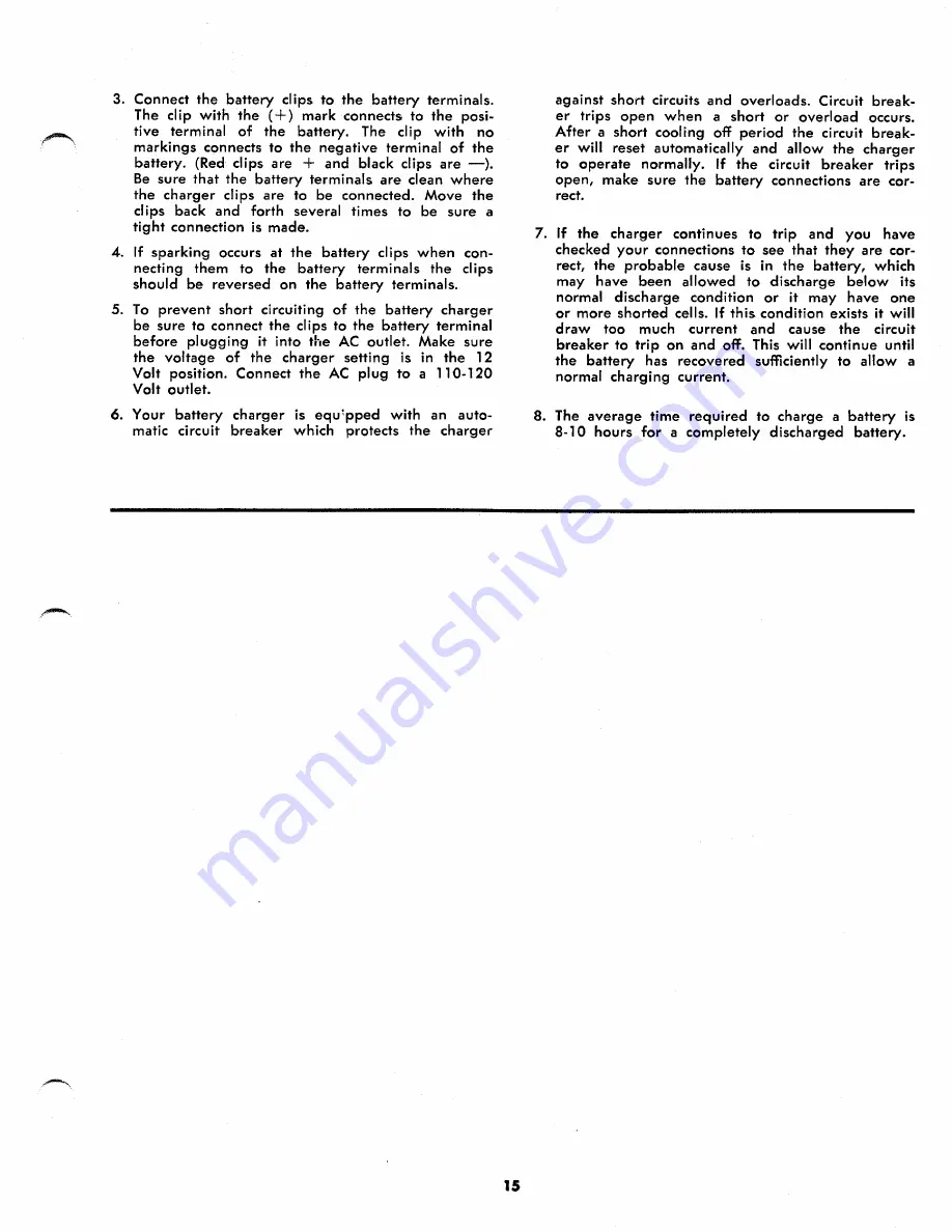 MTD 135-520A Owner'S Operating Service Instruction Manual Download Page 15