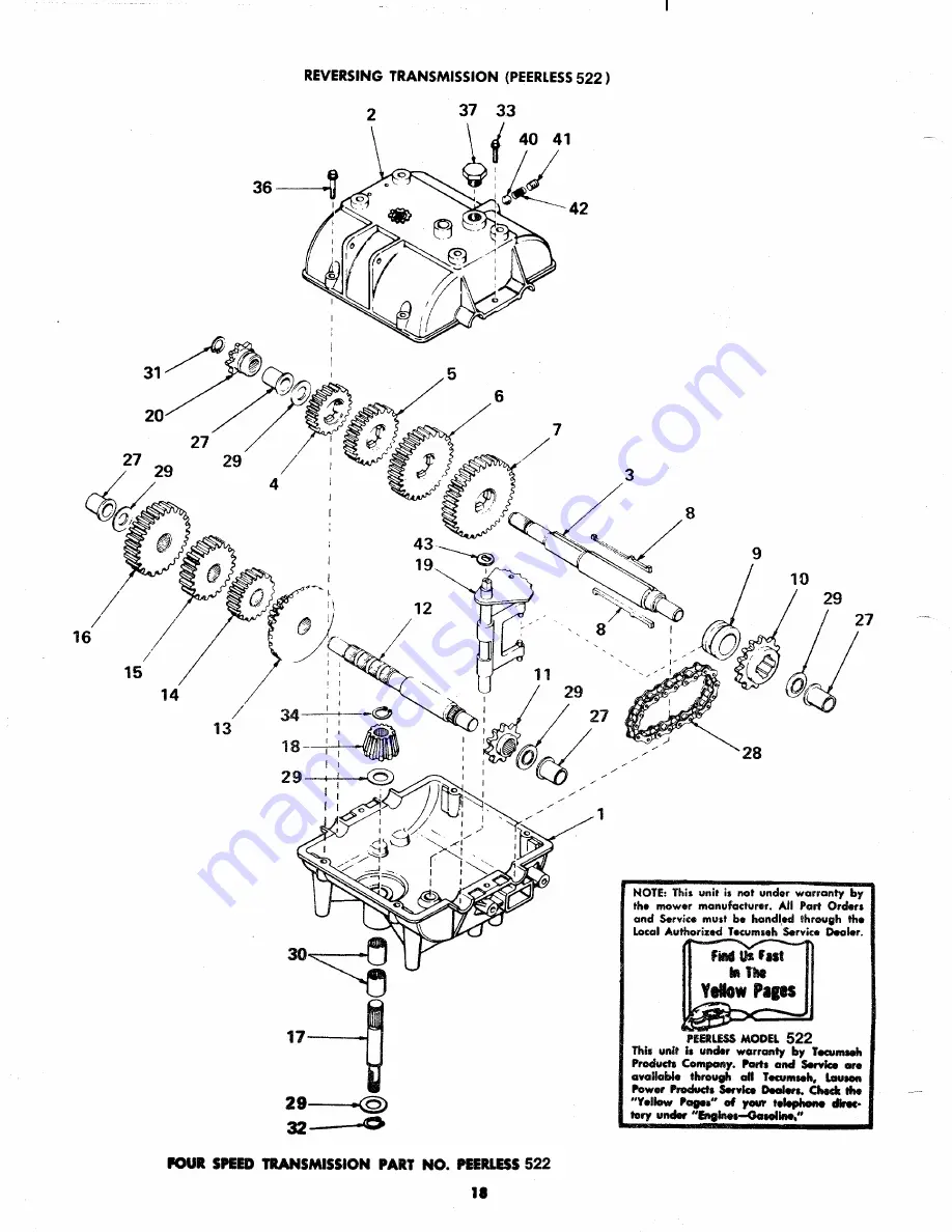 MTD 136-390A Owner'S Operating Service Instruction Manual Download Page 18