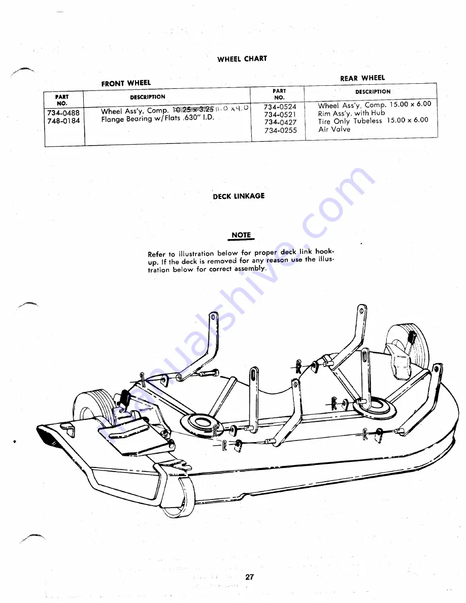 MTD 136-390A Owner'S Operating Service Instruction Manual Download Page 27