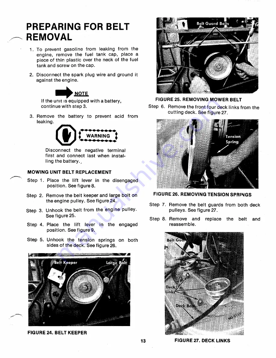 MTD 136-495A Owner'S Operating Service Instruction Manual Download Page 13