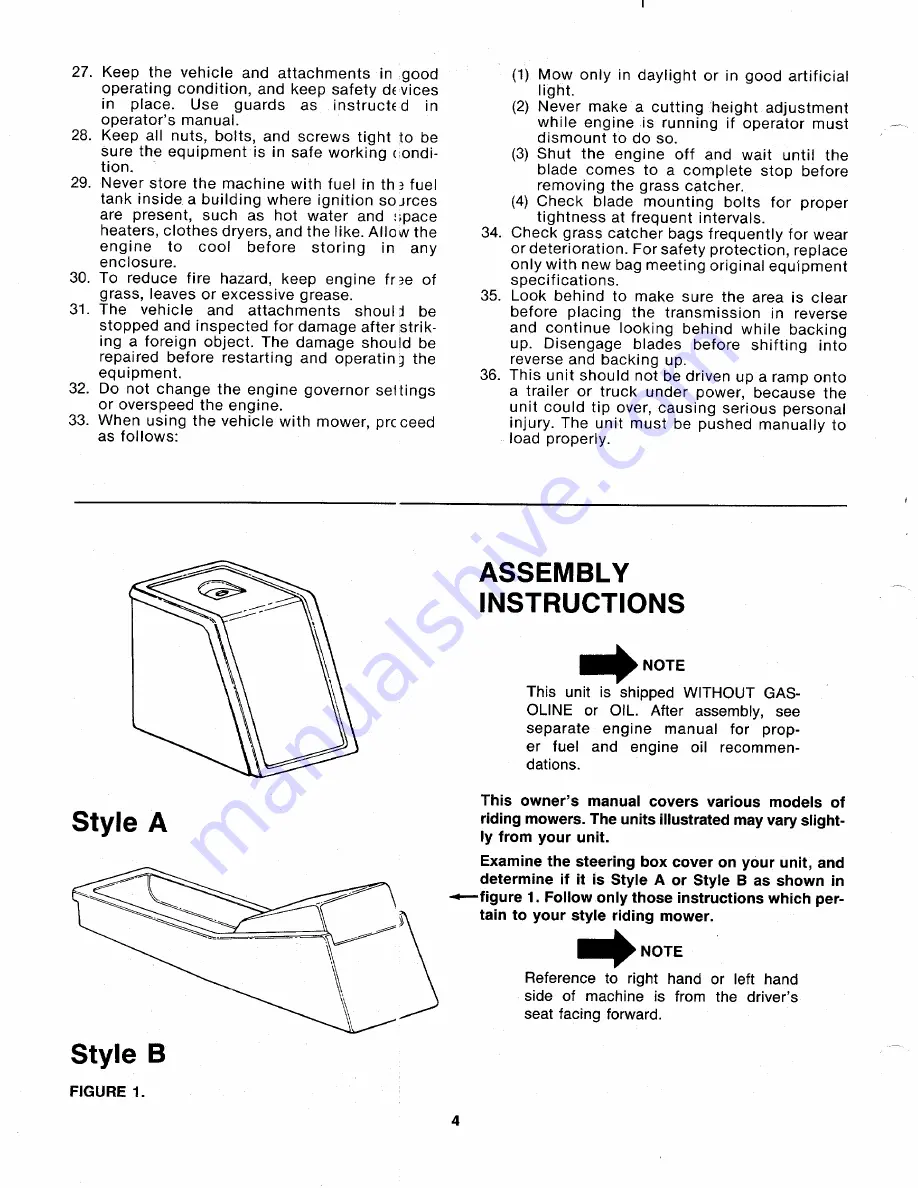 MTD 136-501-000 Owner'S Manual Download Page 4