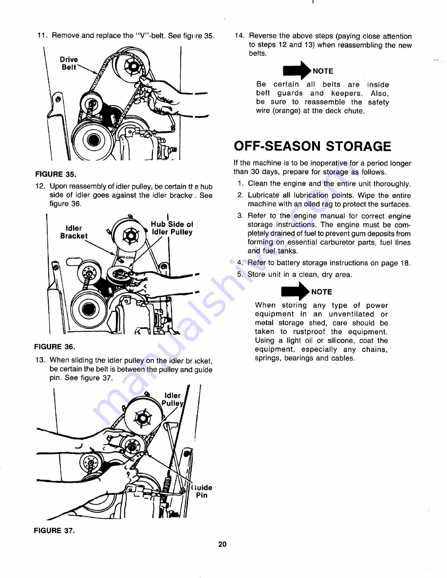 MTD 136-501-000 Owner'S Manual Download Page 20