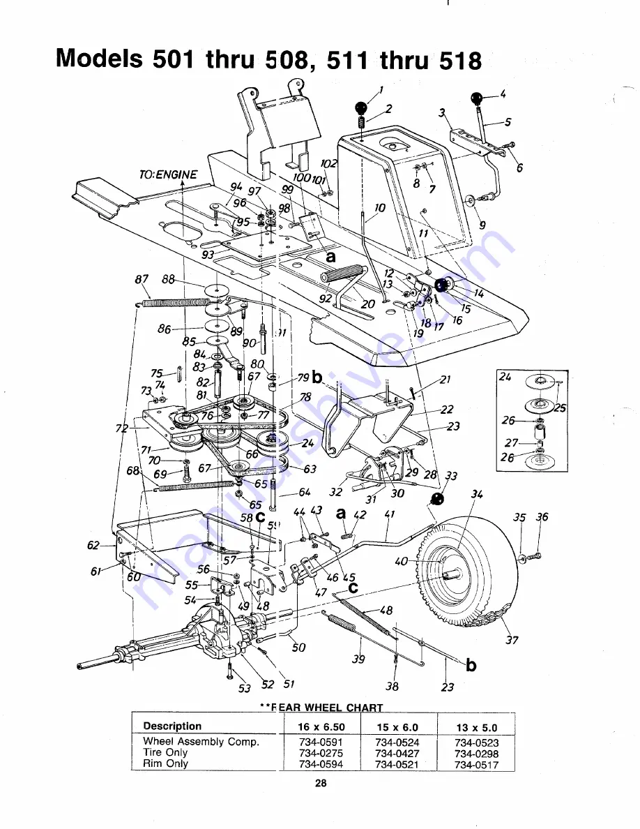 MTD 136-501-000 Owner'S Manual Download Page 28