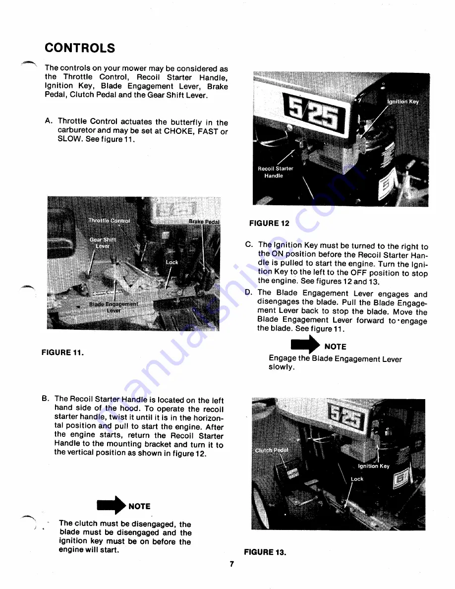 MTD 138-360A Owner'S Manual Download Page 7