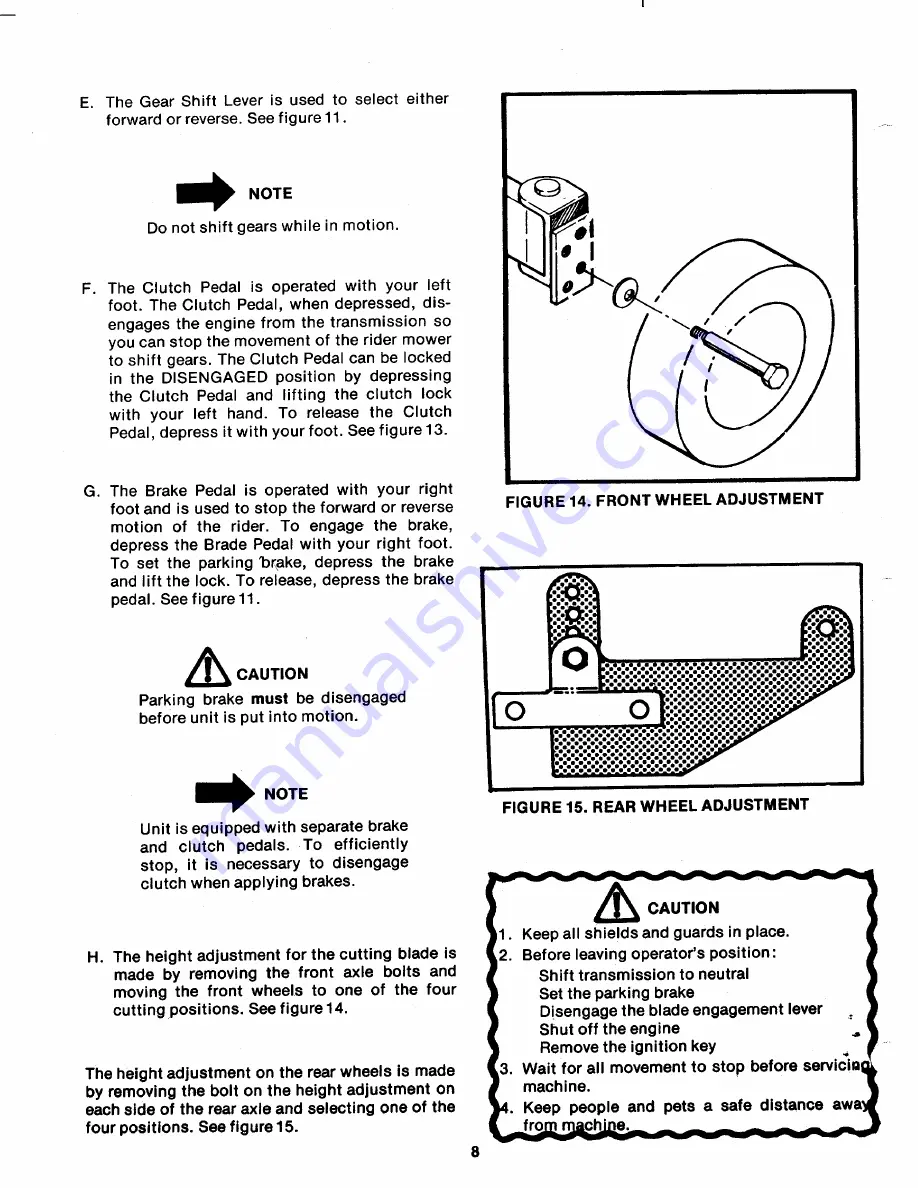 MTD 138-360A Owner'S Manual Download Page 8