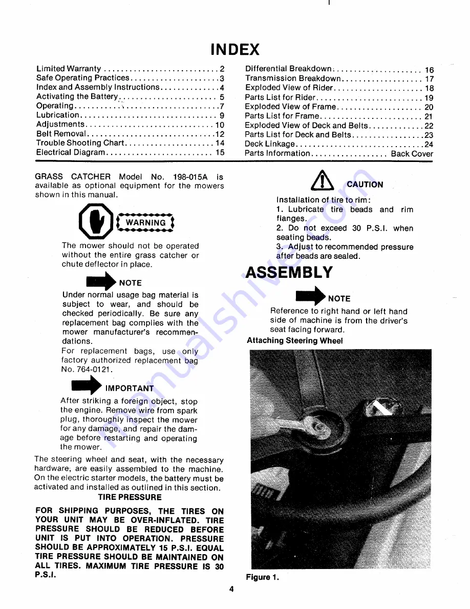 MTD 138-380A Owner'S Manual Download Page 4